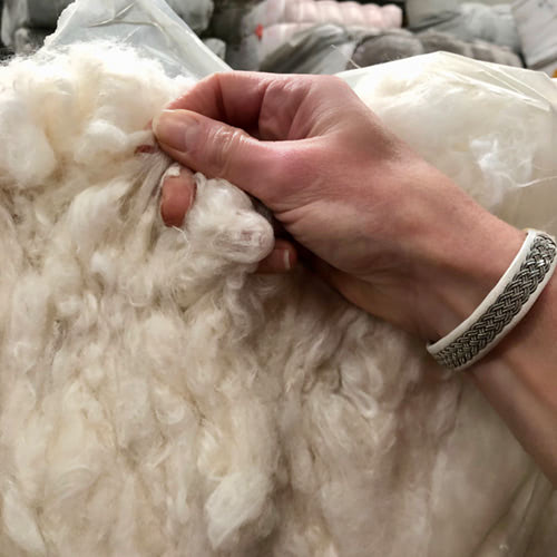 Marchi & Fildi, matières, fibres recyclées