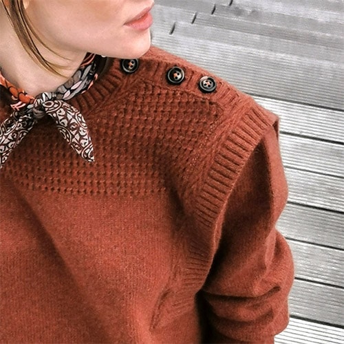 Pull L'OLYMPIA châtaigne