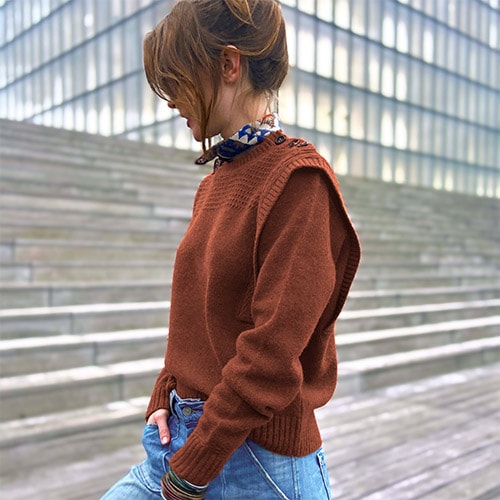 Pull L'OLYMPIA châtaigne