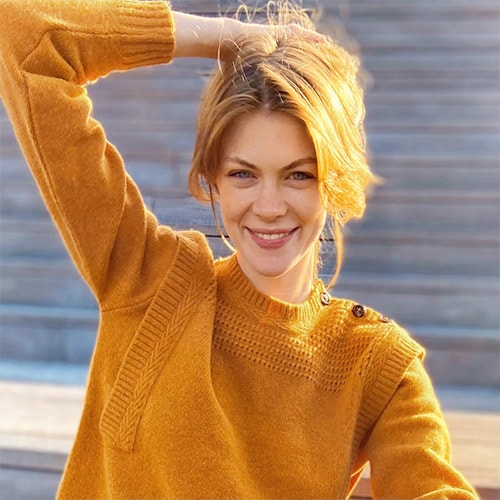 Pull L'OLYMPIA ocre
