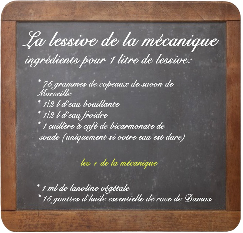 LMDP, recette lessive