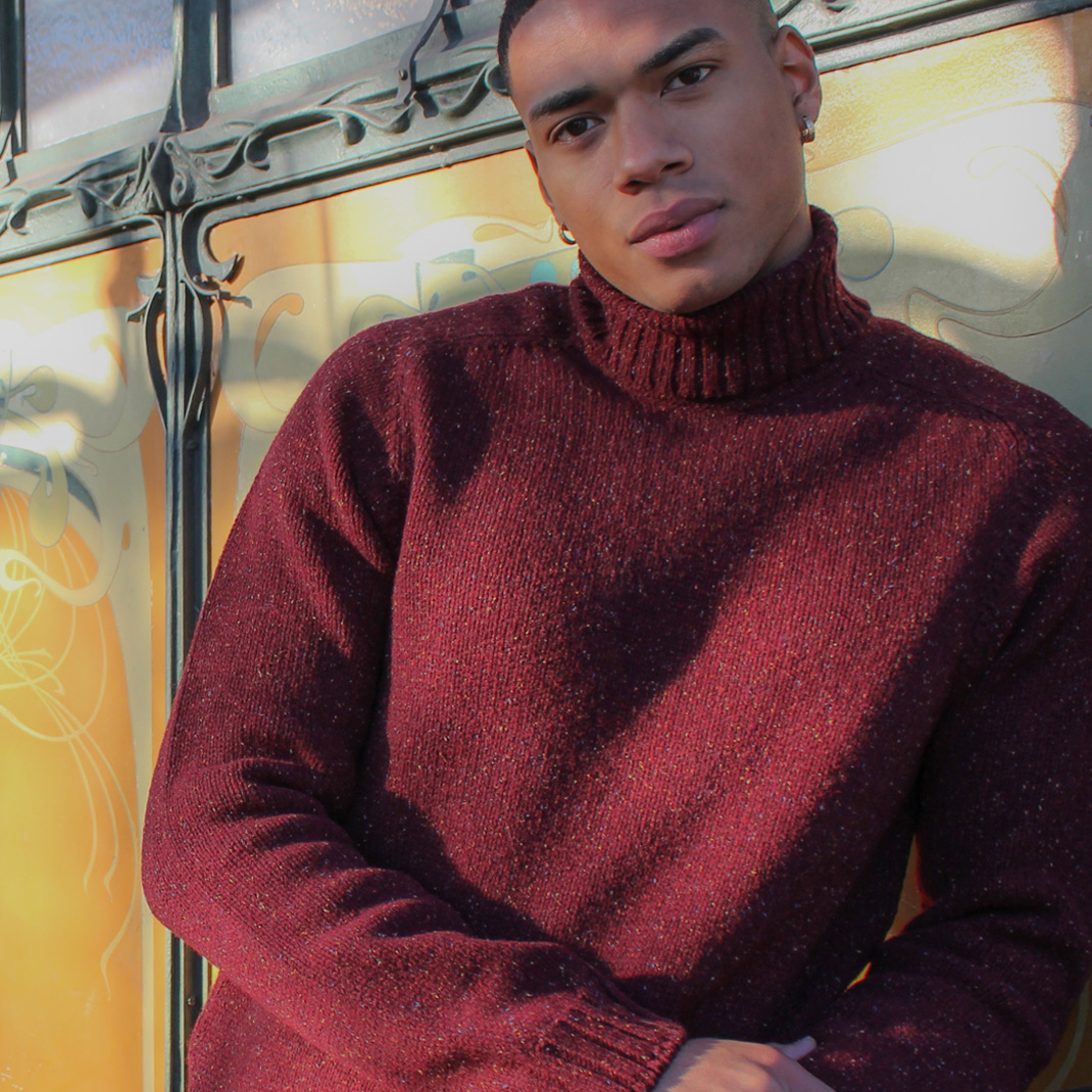 pull “L’ÉLYSÉE MONTMARTRE” bordeaux