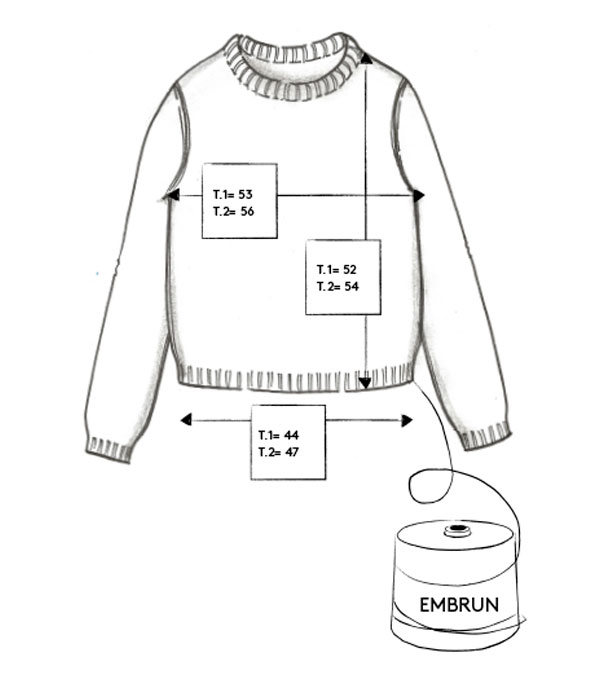 Correspondance de tailles du gilet EMBRUN