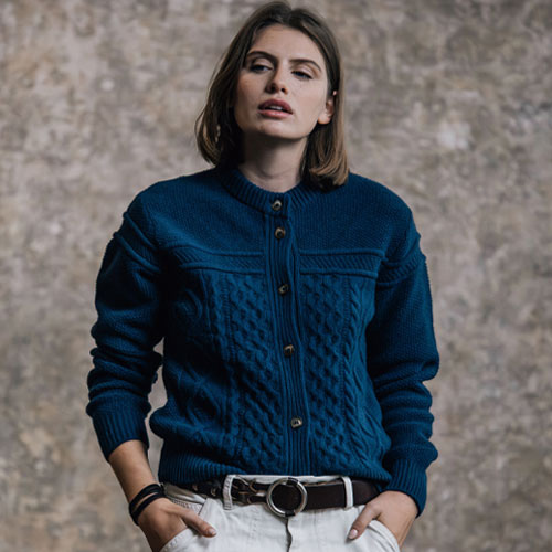 gilet BALLADE bleu indigo