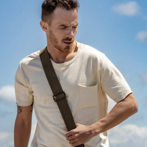 pull “VA-ET-VIENT” écru - Coton recyclé