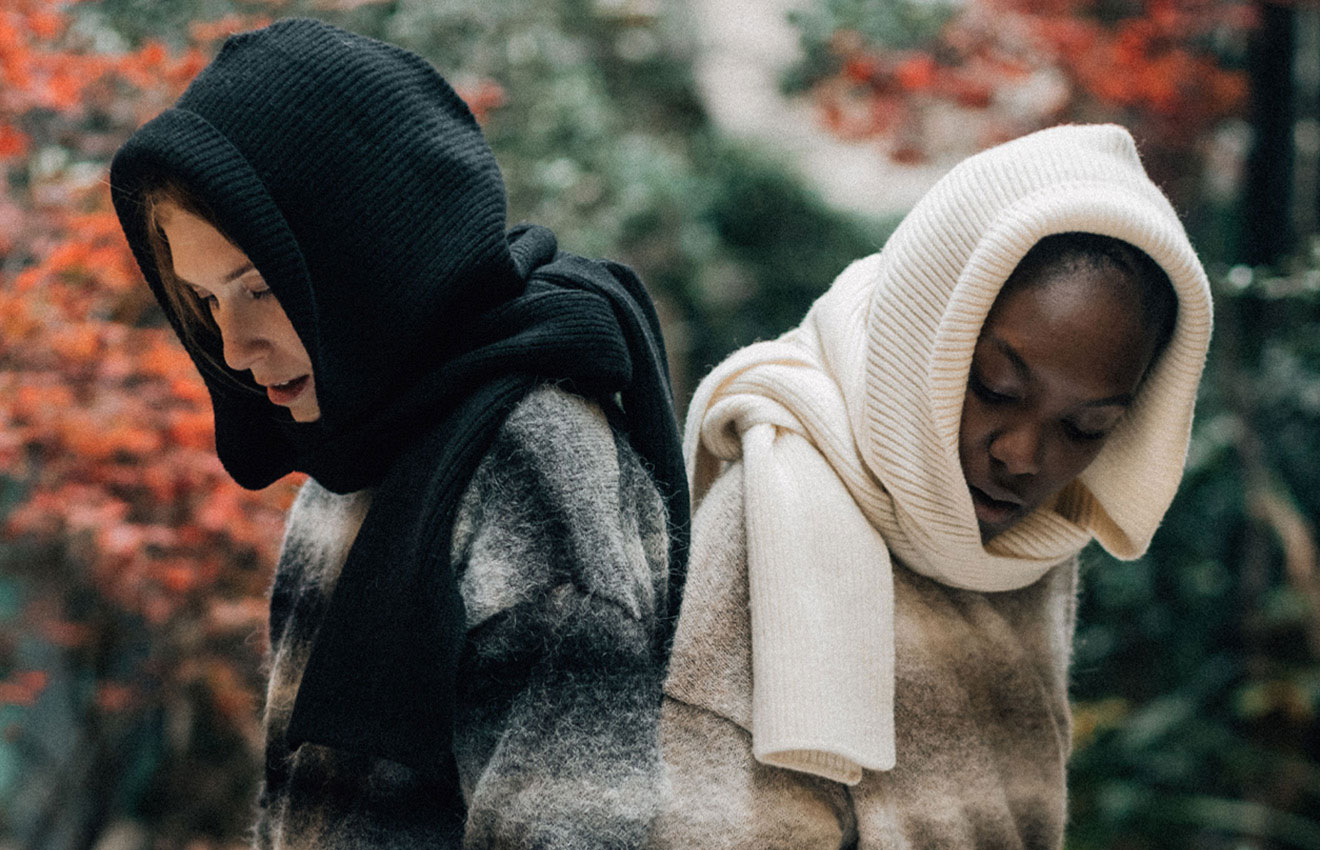 ÉCHARPE CAPUCHE LES INSÉPARABLES