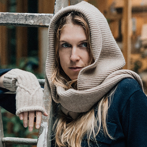 ÉCHARPE CAPUCHE LES INSÉPARABLES