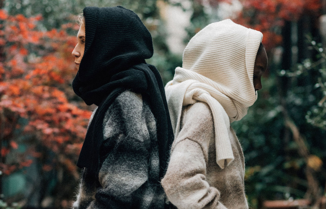 ÉCHARPE CAPUCHE LES INSÉPARABLES