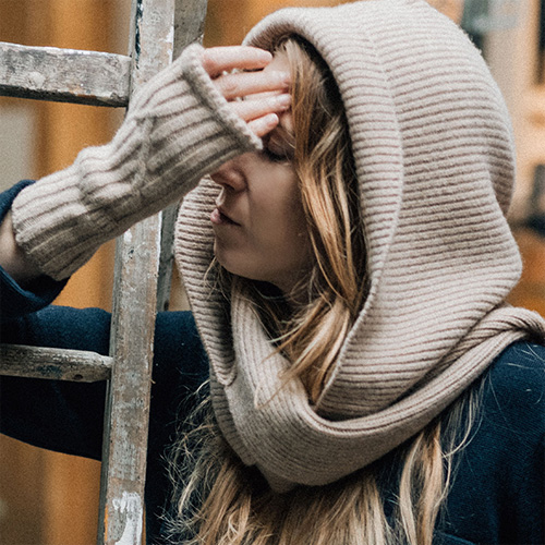 ÉCHARPE CAPUCHE LES INSÉPARABLES