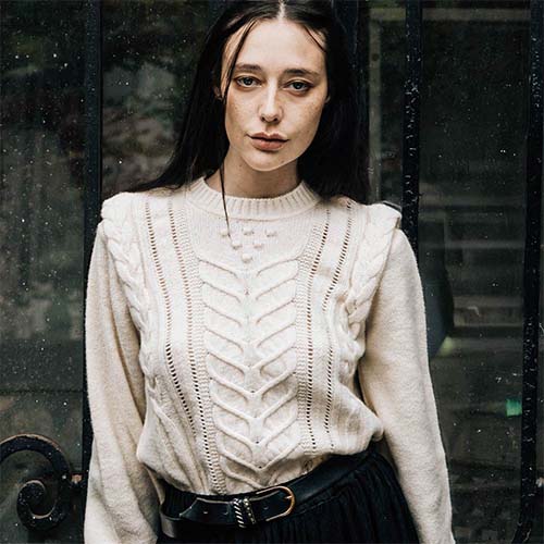 PULL JEU DE PAUME ÉCRU