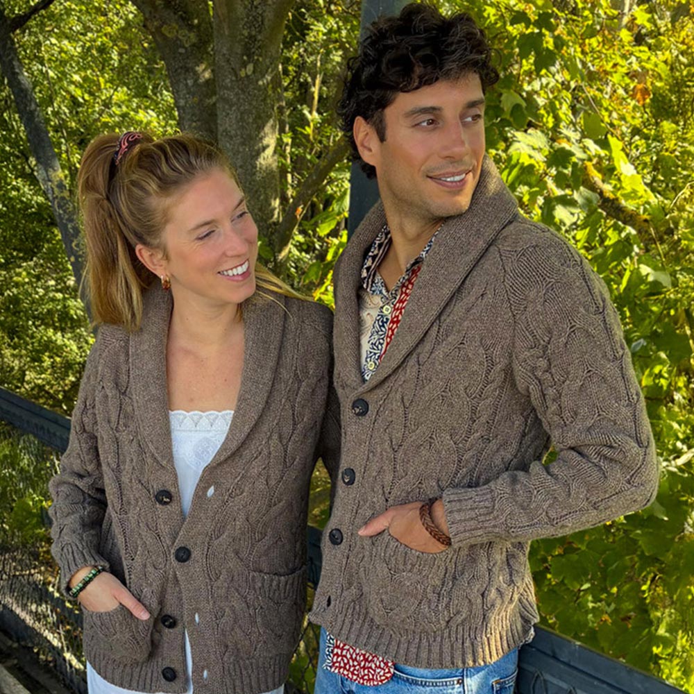 veste “L’ARSENAL” taupe - Laine recyclée