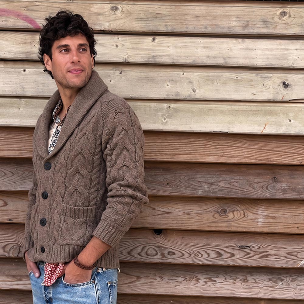 veste “L’ARSENAL” taupe - Laine recyclée